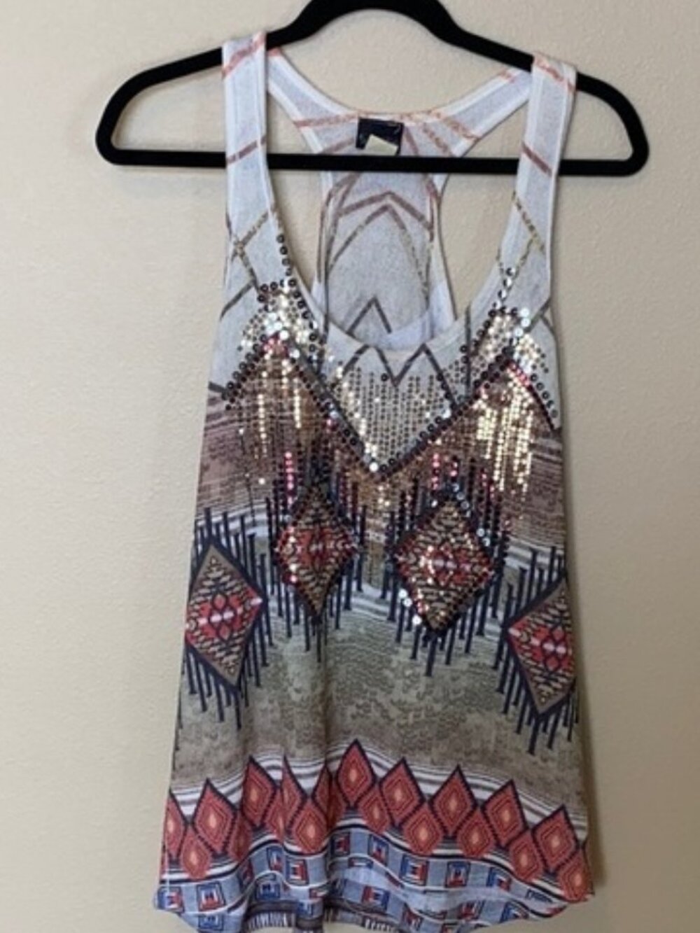 Pattern tank top